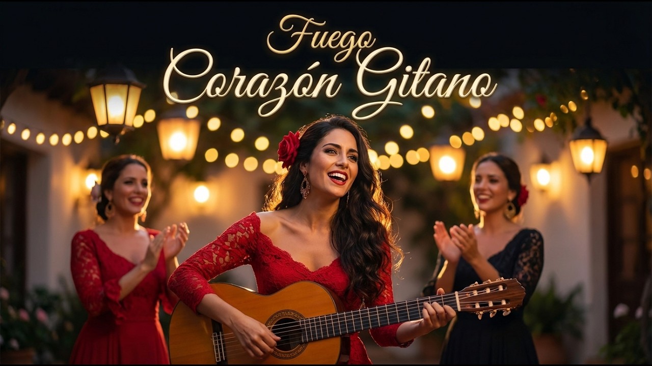 Noches de Fuego Eterno 🔥 | Gypsy Kings Vibes | Fiery Flamenco Rumba del Corazón Gitano #flamenco
