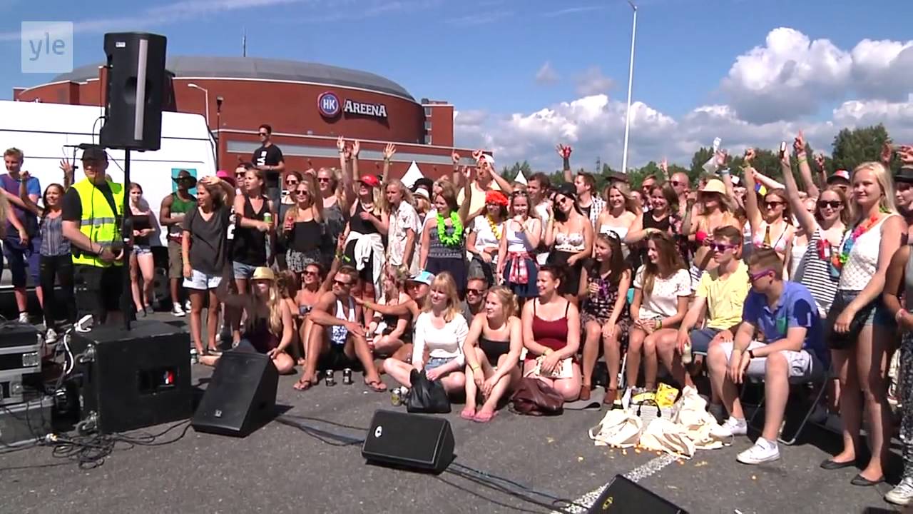 Ruisrock 2014 - YleX telttabileratsia Ruisrockin leirintäalueella