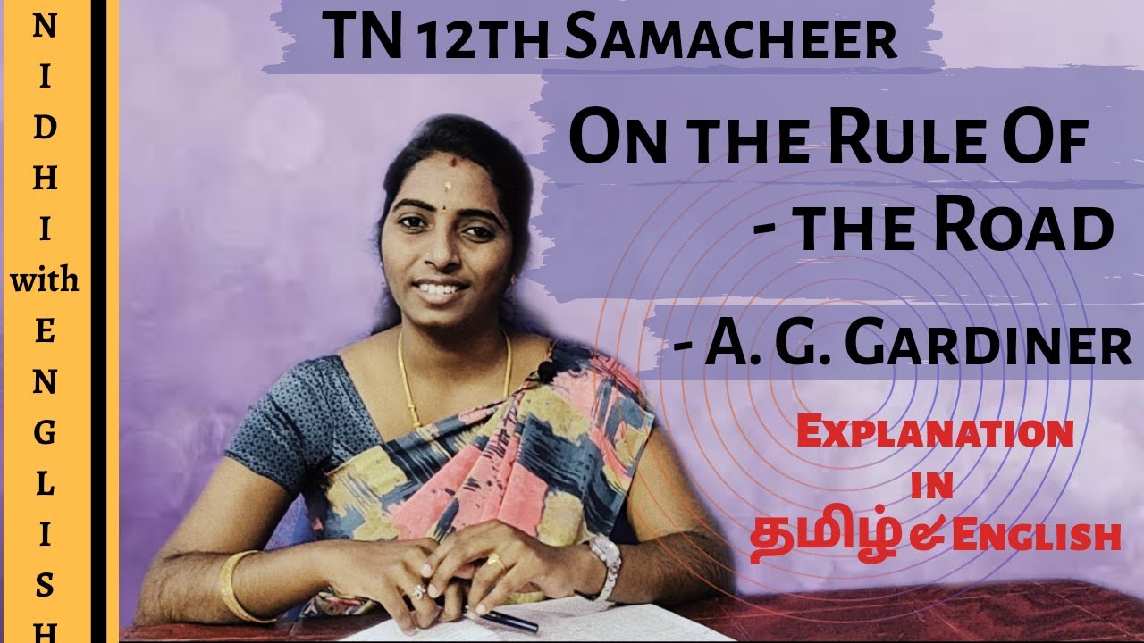 On the Rule of the Road | Part 1 | In Tamil | TN 12th Samacheer | Just Nidhi with English