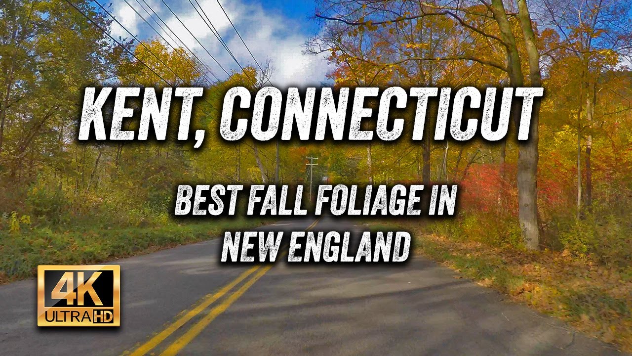 Autumn 2023 Scenic Drive Around 'The Best Fall Foliage Town in New England' - Kent, Connecticut