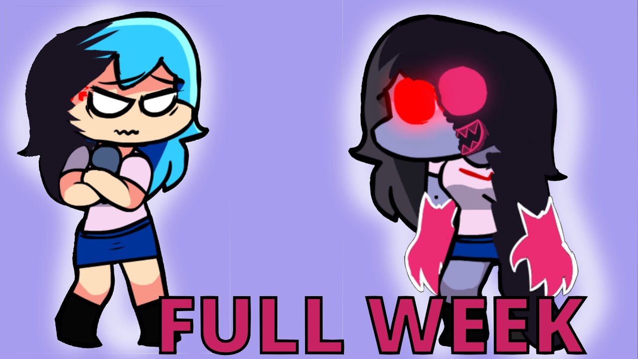 'friday night funkin' Sky vs evil boyfriend FUUL WEEK