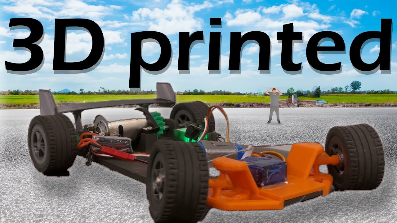making a mini 3D printed RC car | 25mph