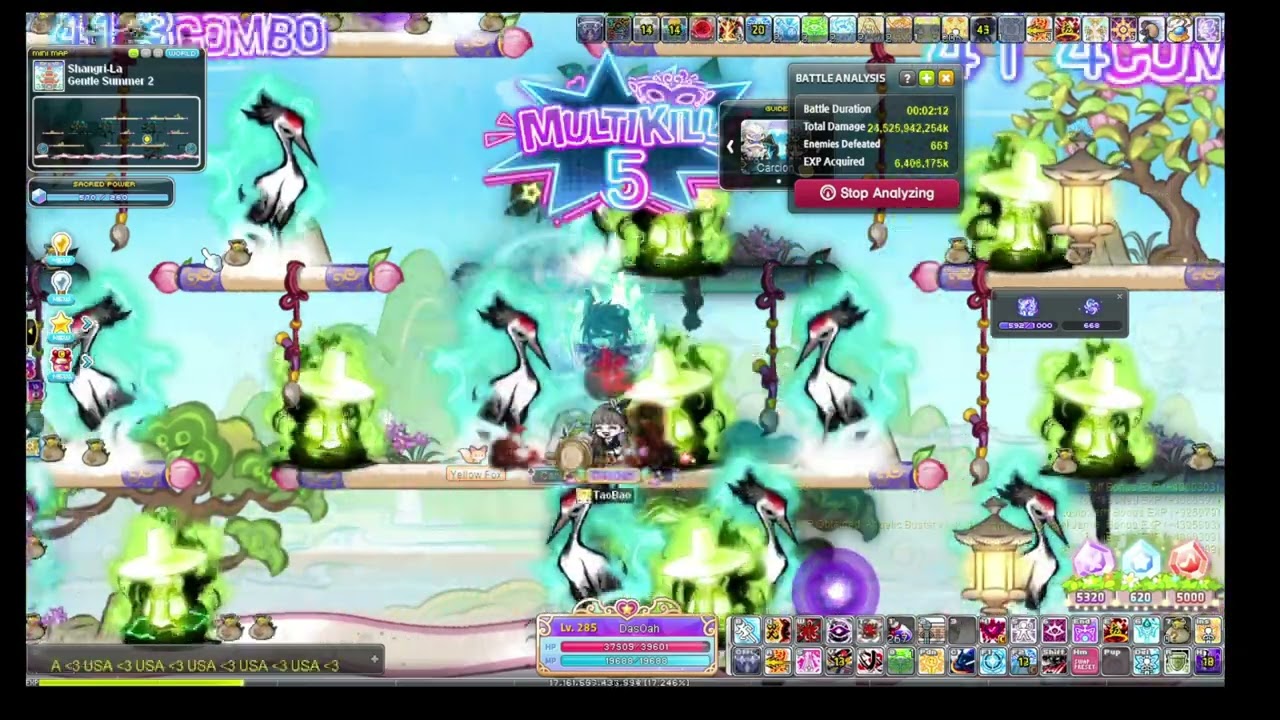 MapleStory Shadower Shangri-La AFK Farming Summer 2 (1782/6MIN)