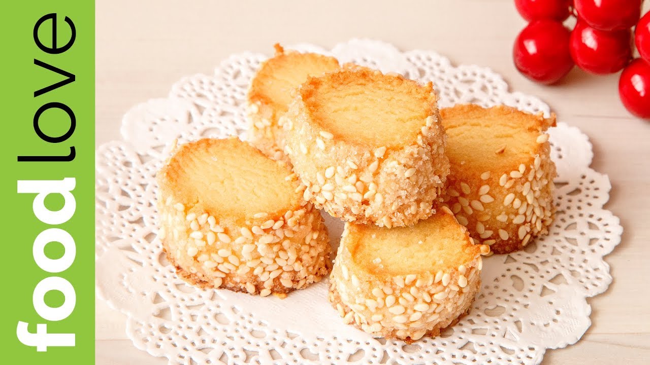 ❣ ОНО ПРОСТО ТАЕТ ВО РТУ! Нежнейшее песочное печенье с кунжутом | Десерты | FoodLove