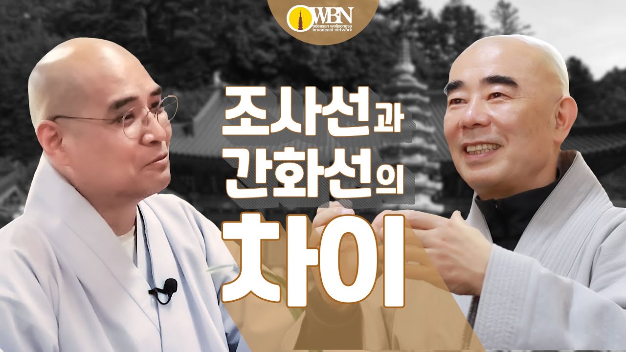 간화선과 조사선의 차이 ( feat. 정념스님 , 자현스님 )