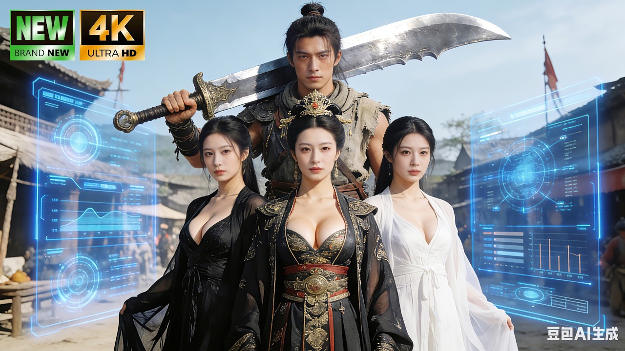 傻小子穿越到古代乱世，一个馒头换了一个亡国女帝！意外激活系统，习得绝世功法！#逆袭 #一口气看完