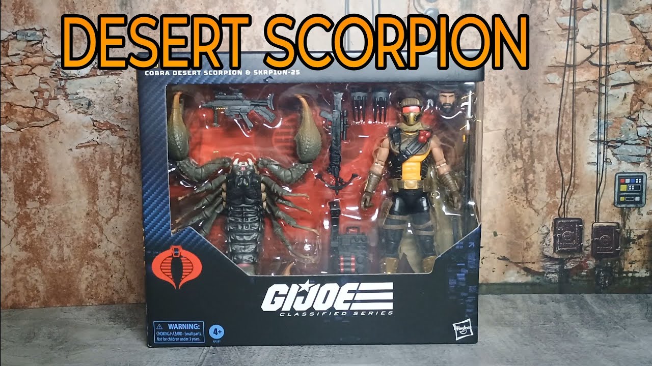G.I.JOE CLASSIFIED SERIES DESERT SCORPION REVIEW