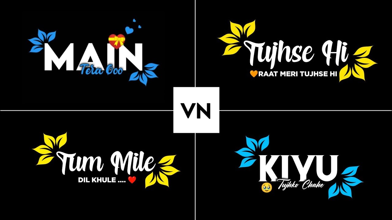 Trending Lyrics Video Editing In Vn App | New Style Video Editing In Vn App | Vn Video Editor