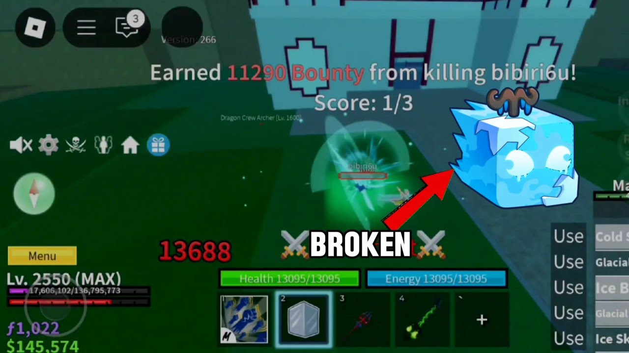 Destroying Players With Ice 👿👿(Mobile Player)