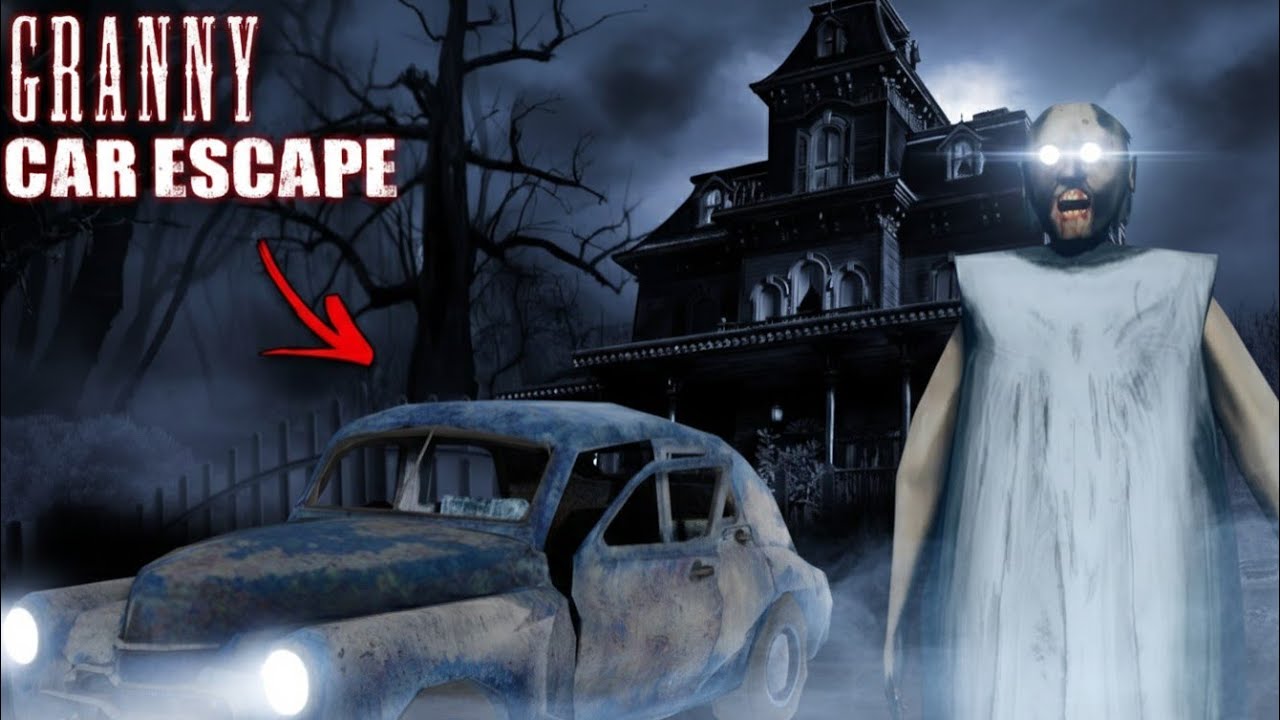 Granny Chapter 1 Christmas Theme | Car Escape Full Gameplay🌲🥶