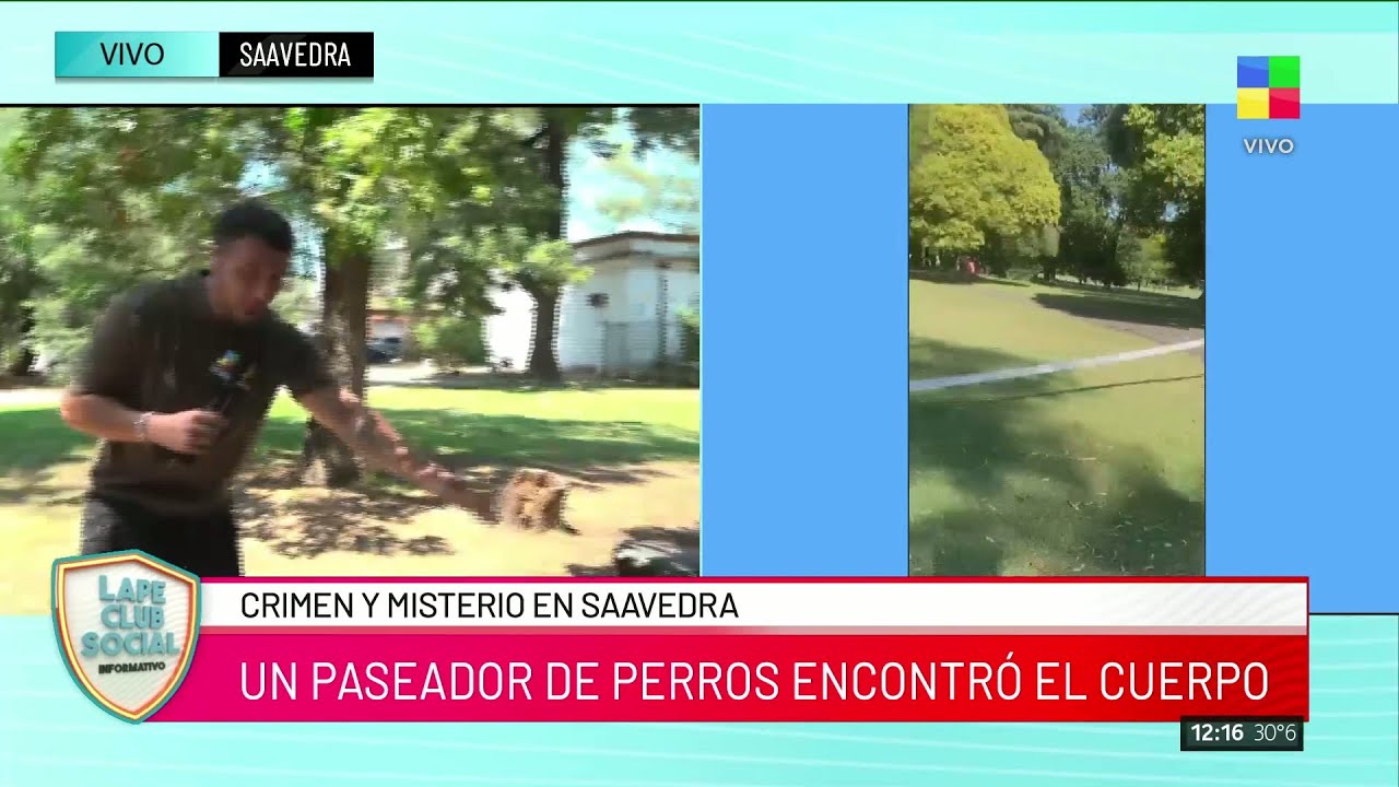 🔴 CRIMEN y MISTERIO en PARQUE SAAVEDRA
