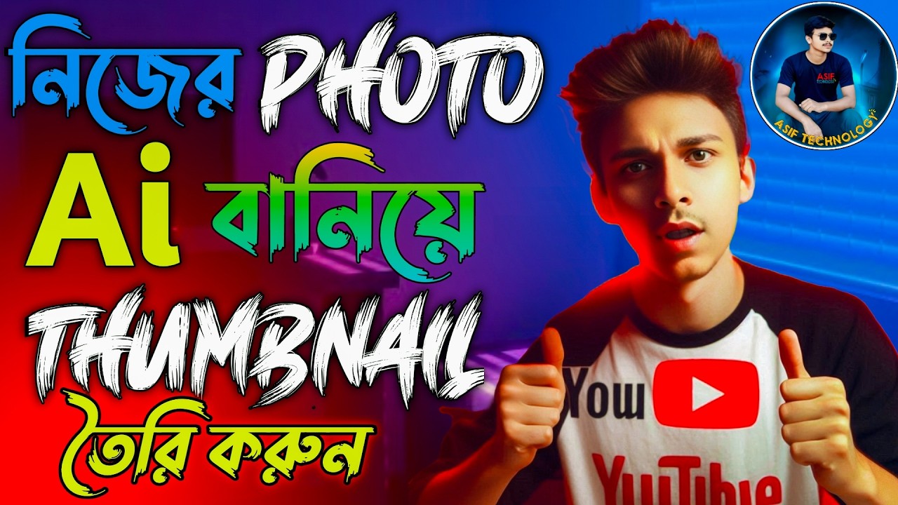 AI দিয়ে Viral Thumbnail Expression বানান! 😱🔥 | Full Tutorial Bangla