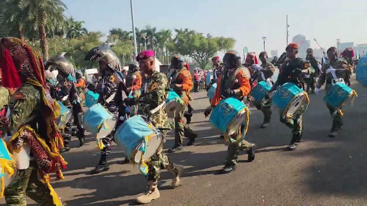 Kirab di Monas, Jakarta 17 Agustus 2025