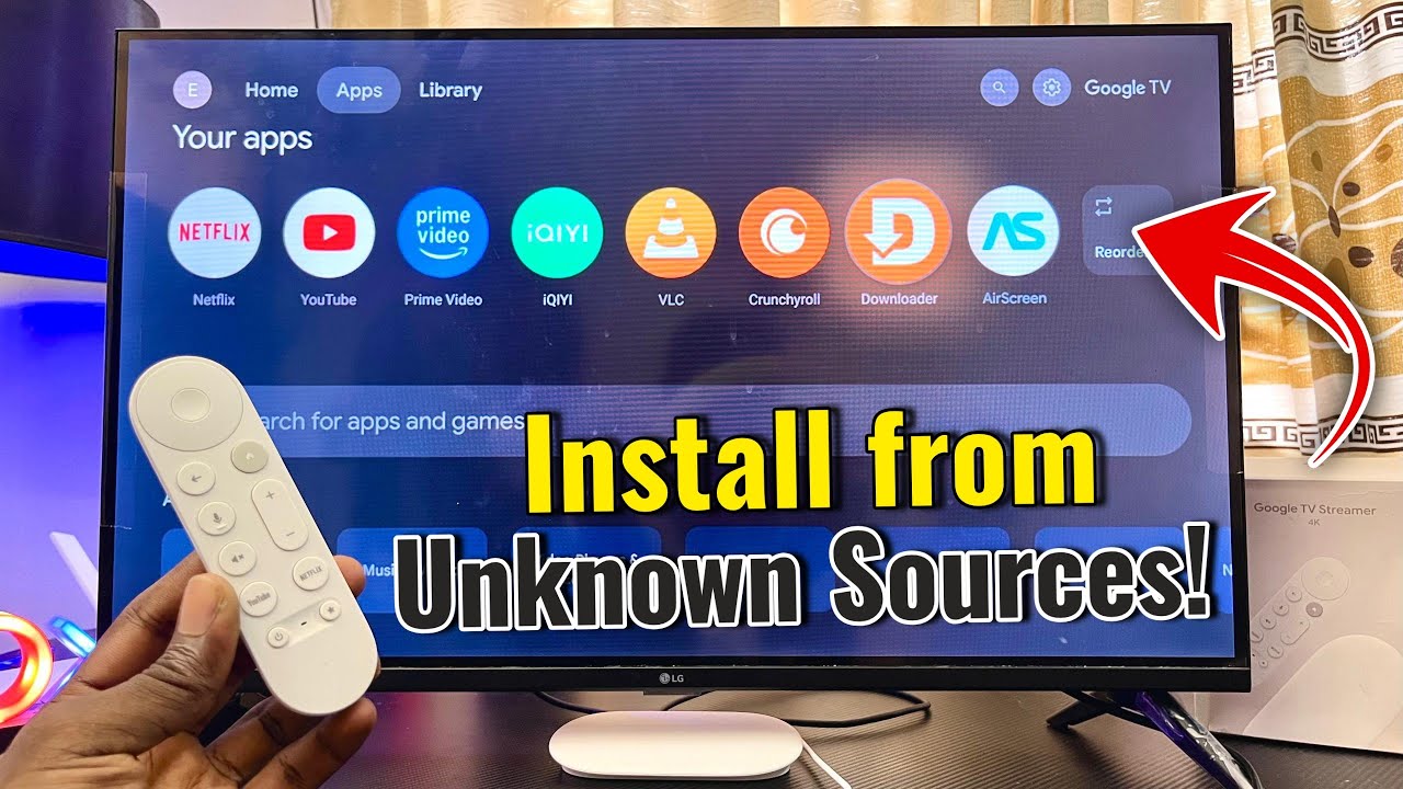 How to Install Apps From Unknown Sources on Google TV Streamer 4k! 