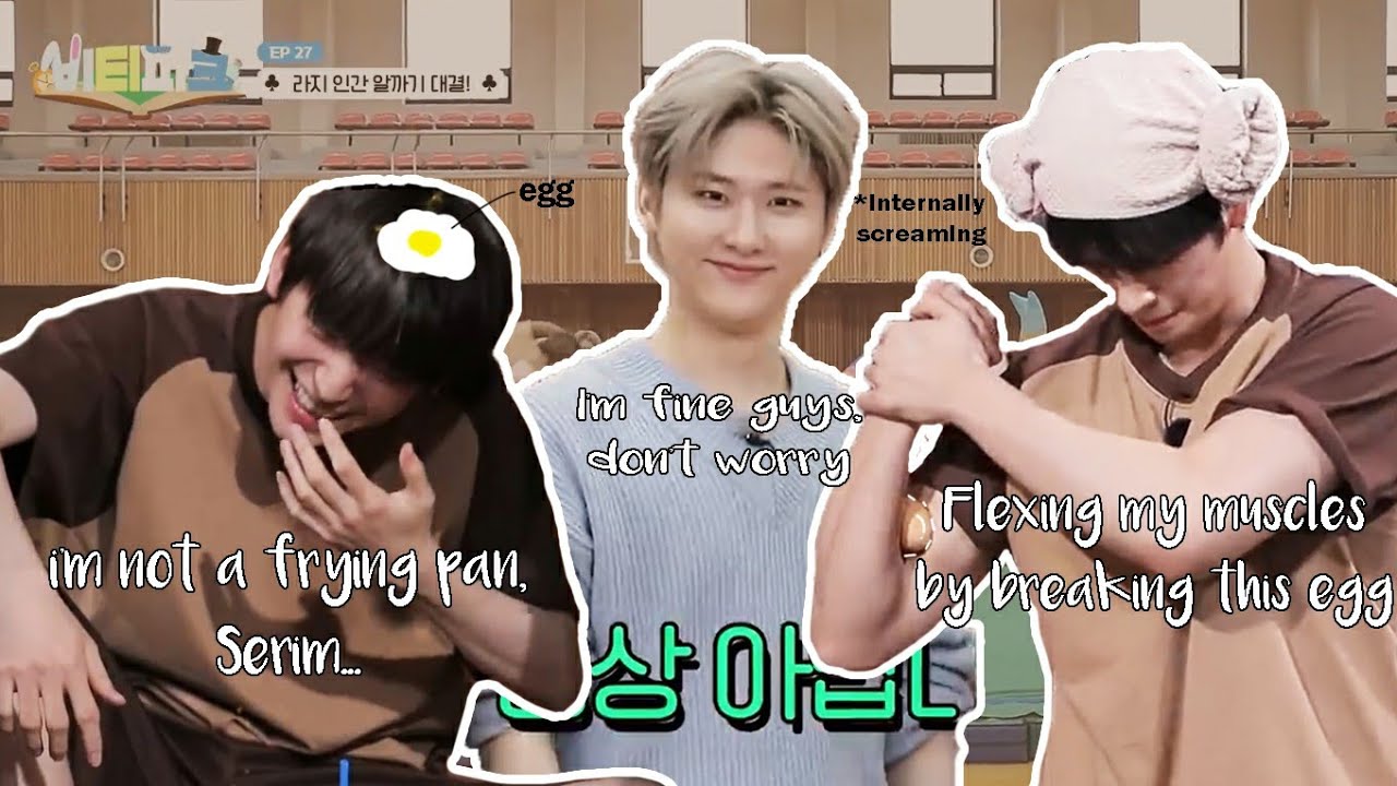 Cravity struggling for 9 minutes straight