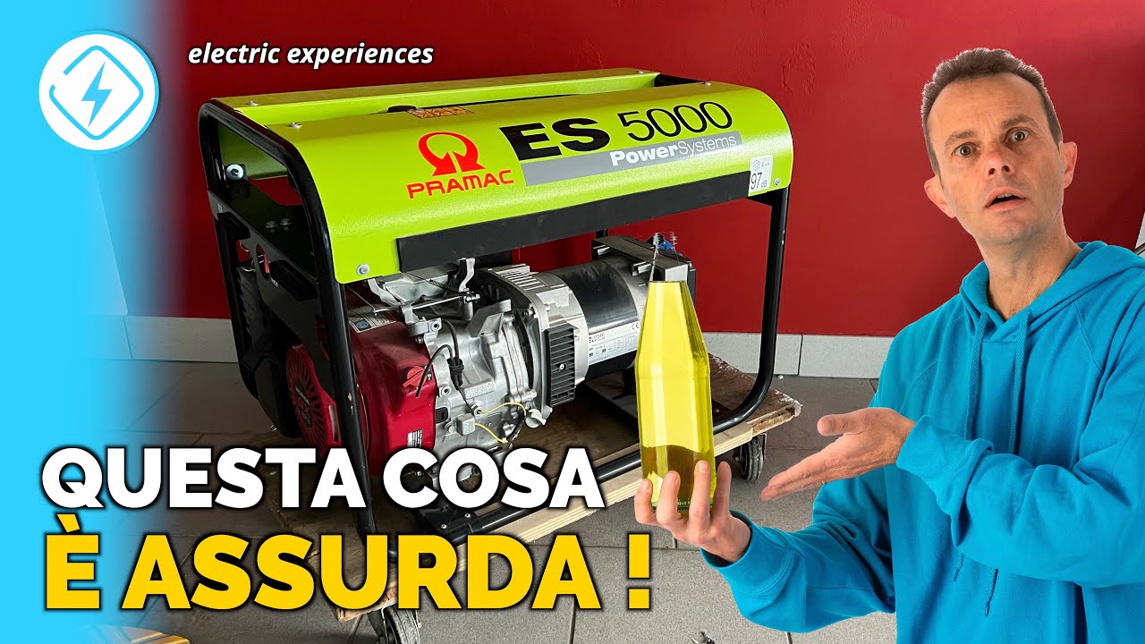 ASSURDO !  l'elettricità Costa MENO con il gruppo elettrogeno