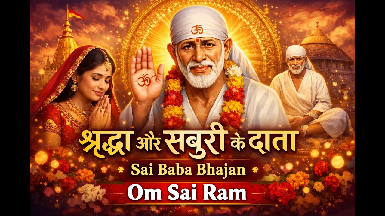श्रद्धा और सबुरी के दाता | Sai Baba Bhajan | Shirdi Sai Baba Bhakti Song | Om Sai Ram