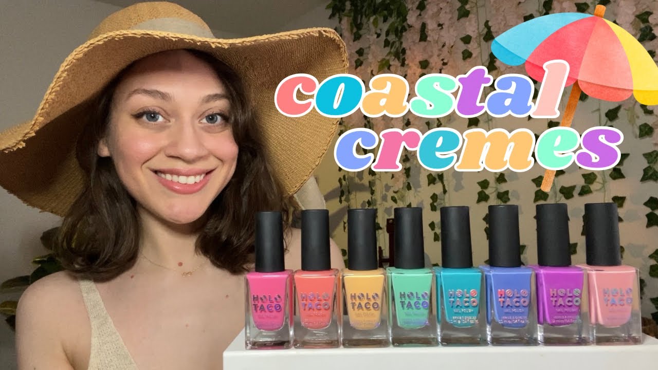 Beach Day Ready with Holo Taco&rsquo;s COASTAL CR&Egrave;MES ⛵️⛱️ Collection Swatches, Comparisons + Review