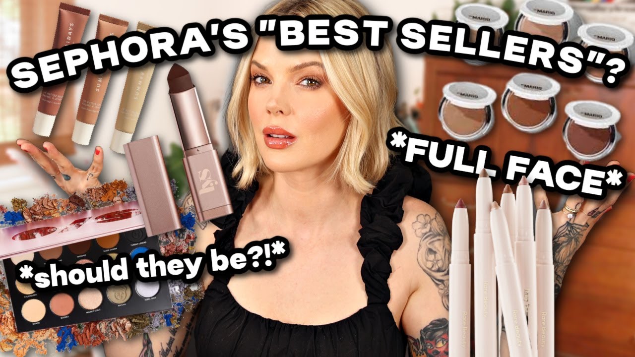 SHOULD THEY BE BEST SELLERS?! Full Face Of Best Selling Makeup at Sephora
