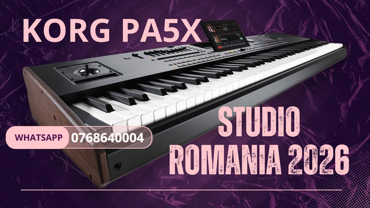 Mega KST Korg Pa5x 2026  ❌ Studio Romania ❌ SET KORG Pa5x