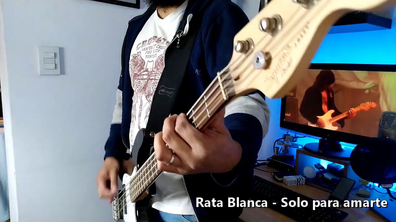 Rata Blanca - Solo para amarte (Cover bajo)