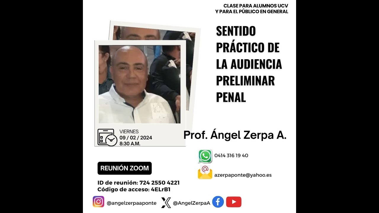 Angel Zerpa A. "Decisiones que se dictan en la audiencia preliminar del proceso penal venezolano"