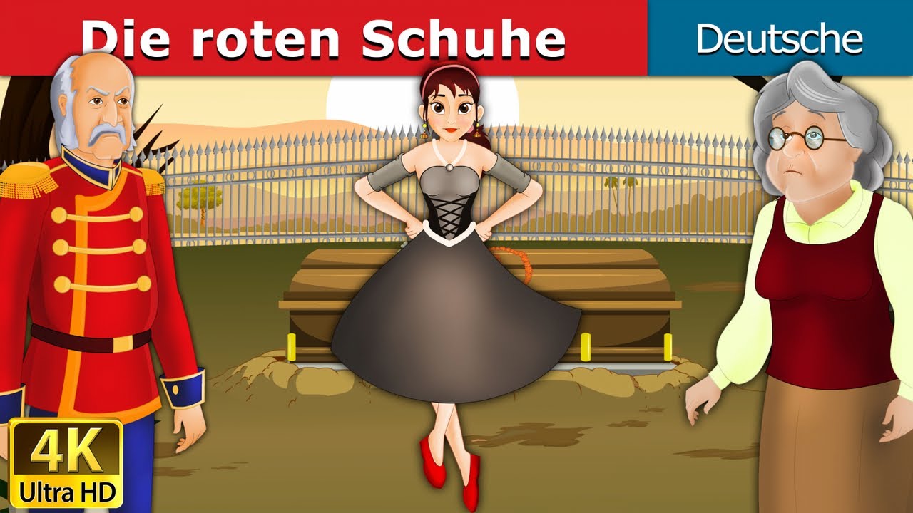 Die roten Schuhe | Red Shoes in German | @GermanFairyTales