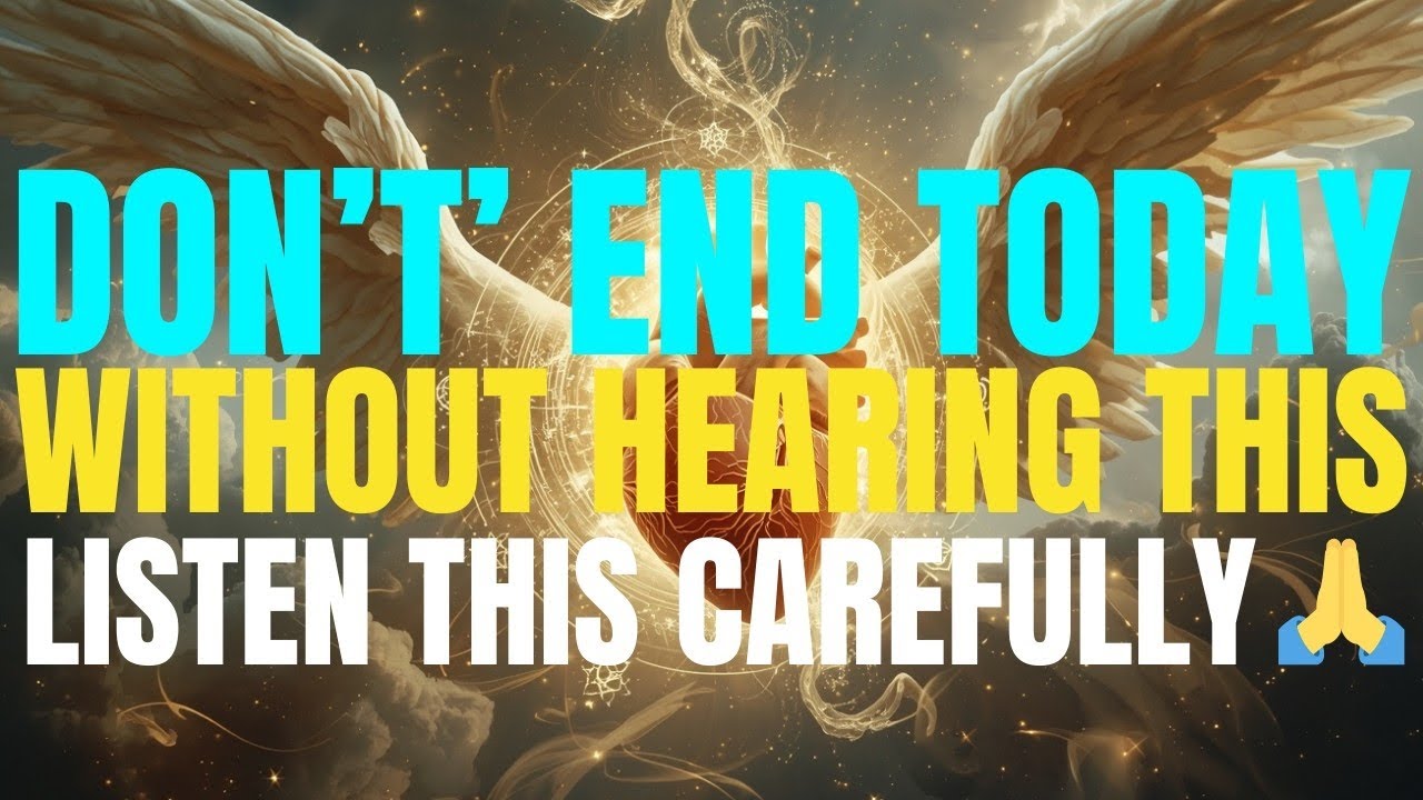 Chosen Ones, God Sent You An Important Message - Don't Today Without Hearing This..🙏🕊️