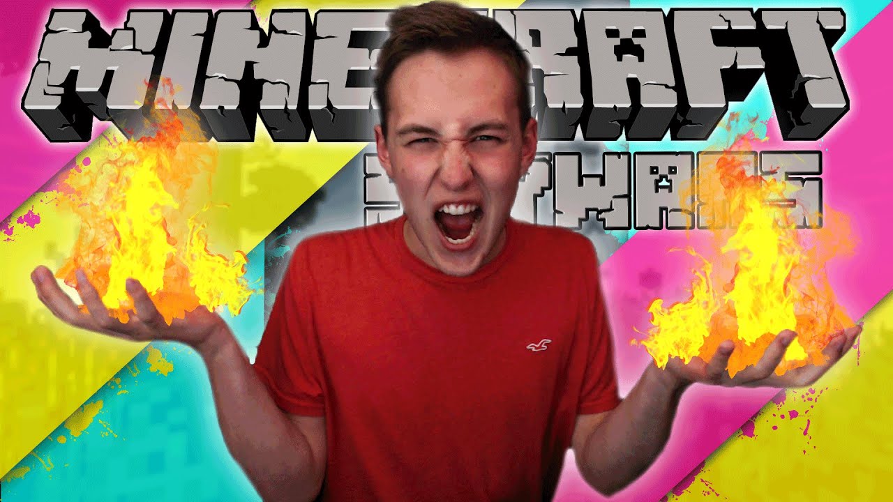 IK VERBRAND ALLES! | Minecraft Skywars