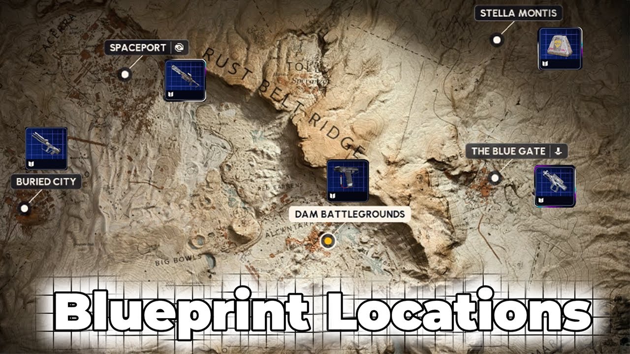 Blueprint Farming Locations in ARC Raiders