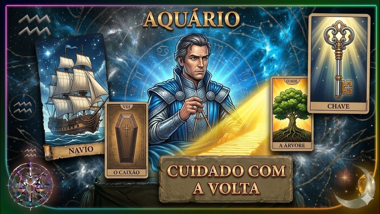 AQUÁRIO: Cuidado com quem volta do passado! Triângulos e falsas promessas. ⚠️💔