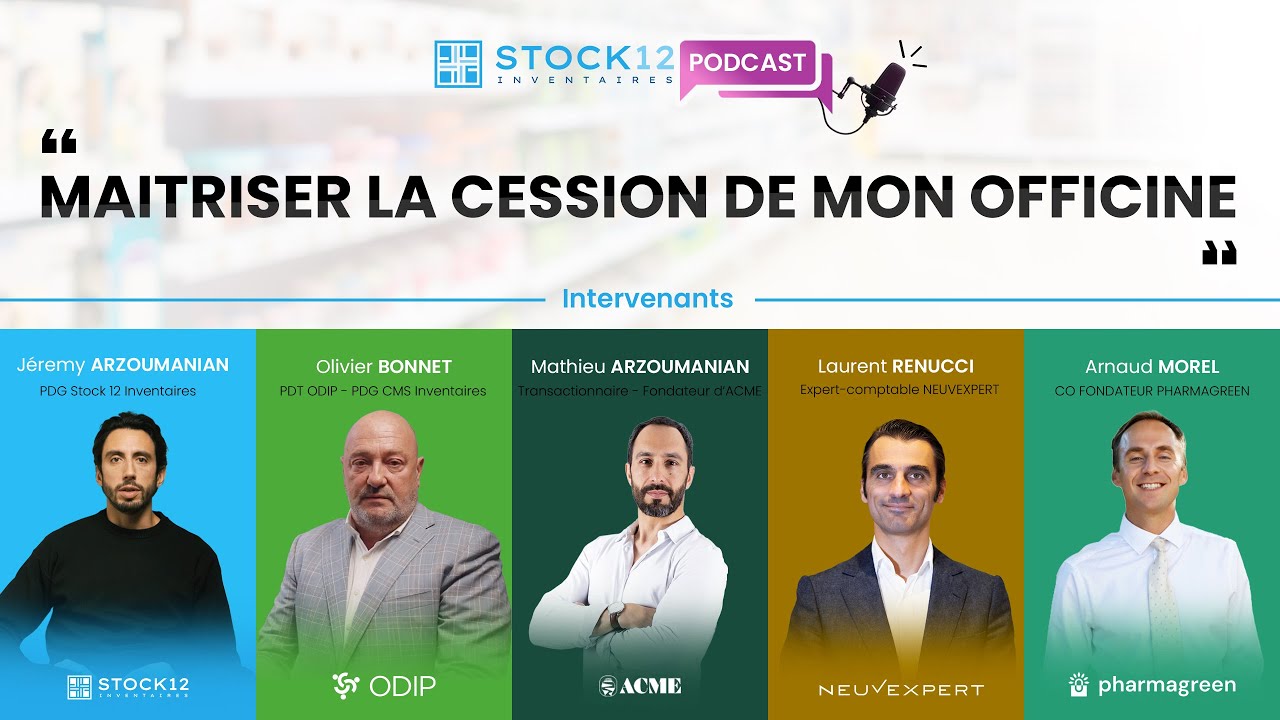 MAÎTRISER LA CESSION DE MON OFFICINE