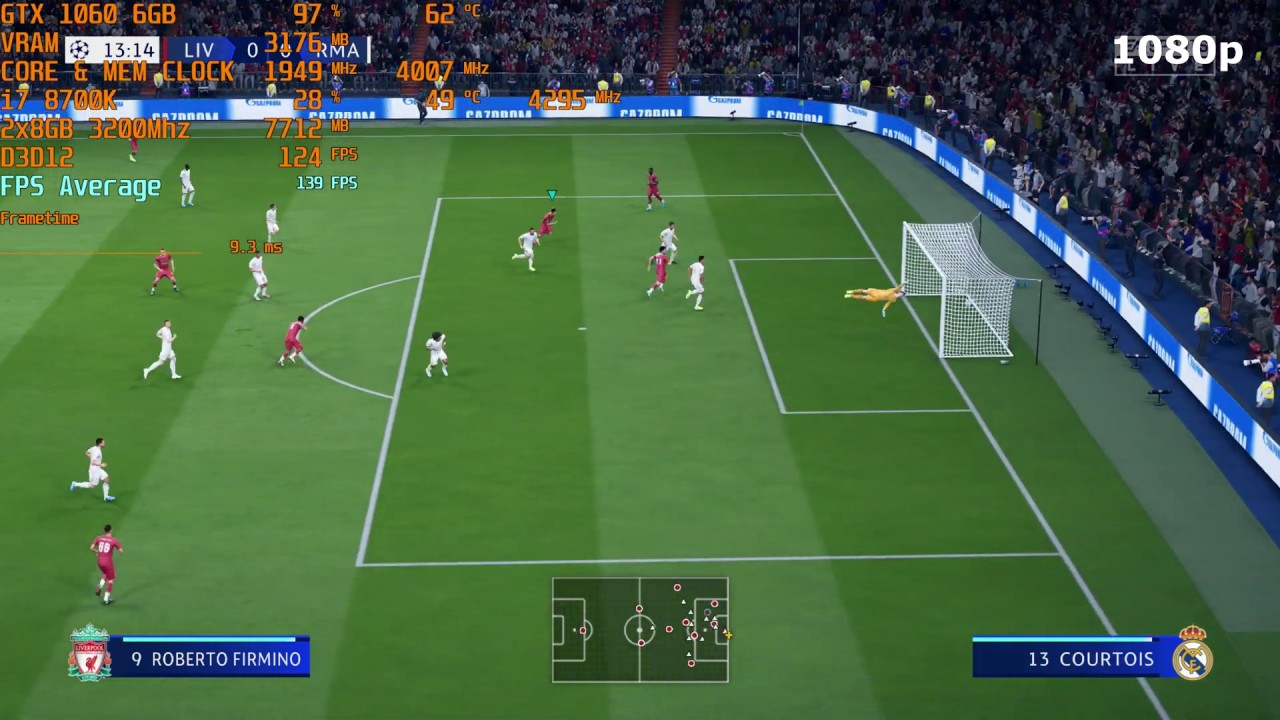 FIFA 20 (+ Volta) - Max Settings in 1080p & 4k - GTX 1060 6GB | i7 8700k