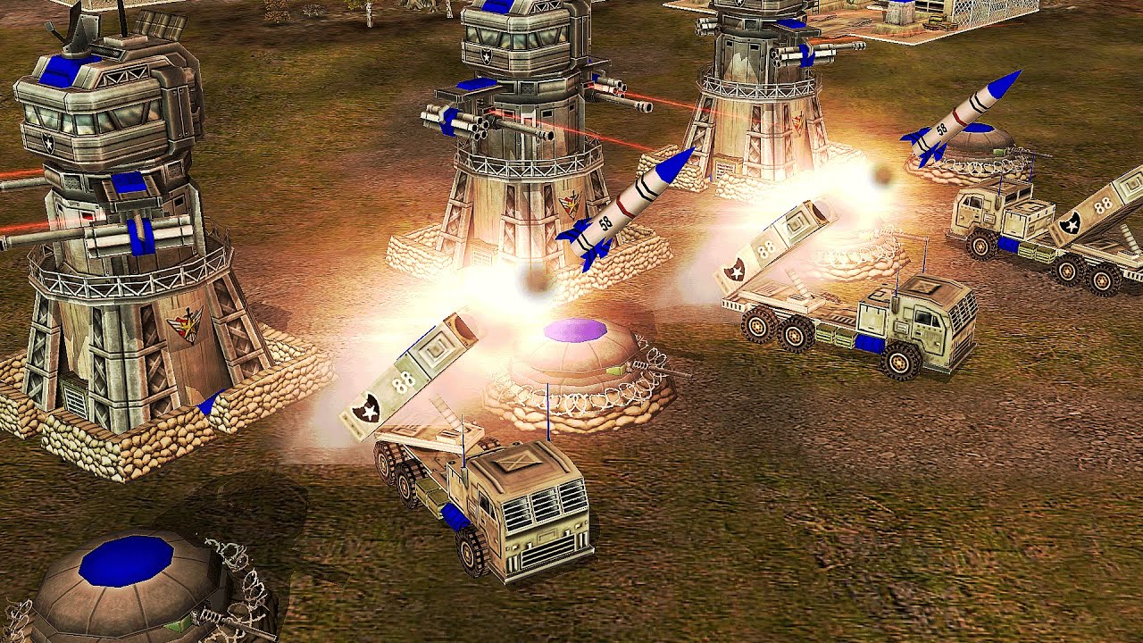 Air Force Supreme vs GLA - Command & Conquer Generals Prepare For Battle