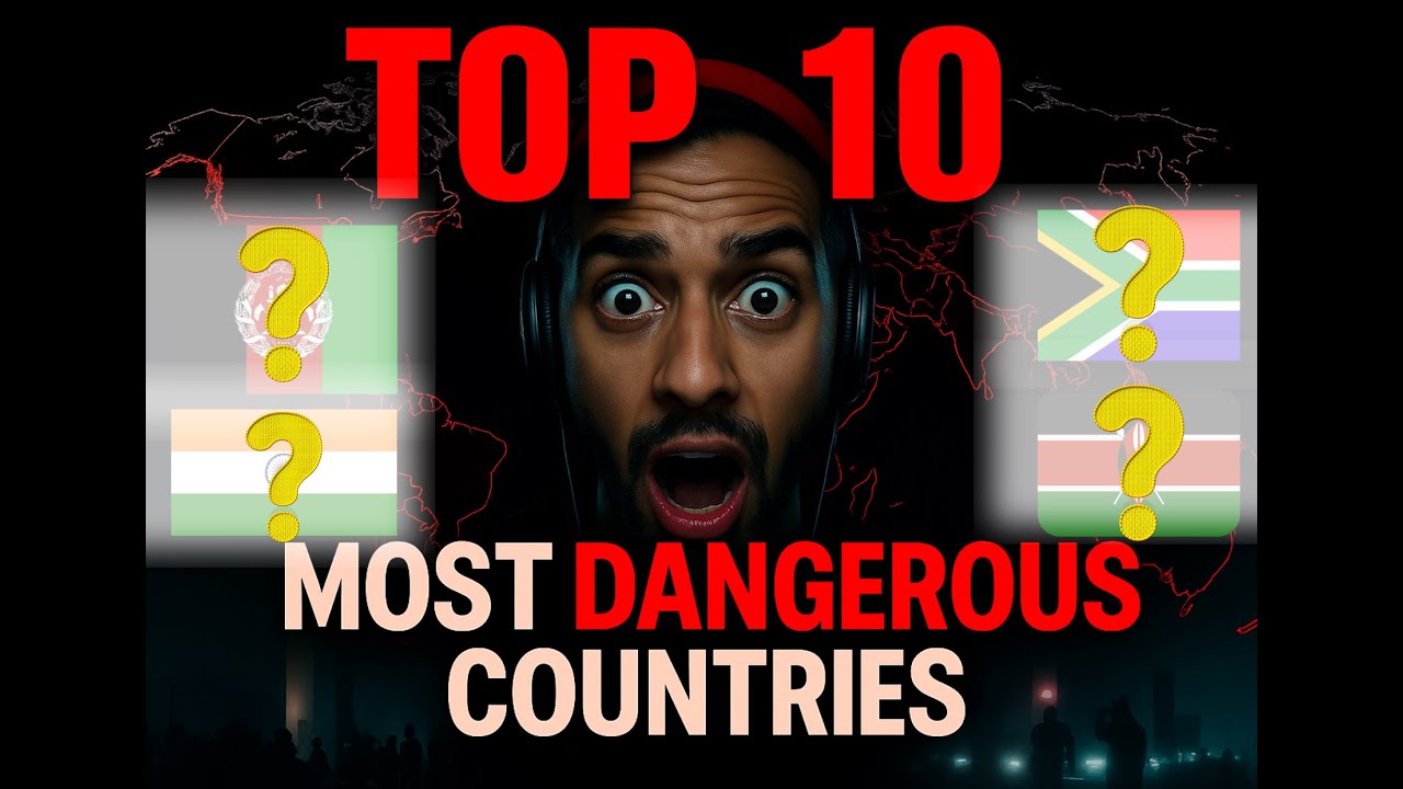 Top 10 Countries With the Highest Crime Rates in the World 2025 🌍