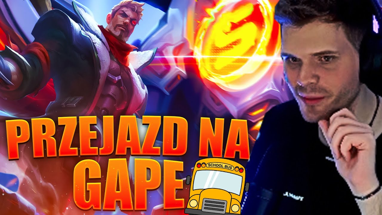 GUCIO I LEAGUE OF LEGENDS I PRZEJAZD NA GAPE I NAJLEPSZE MOMENTY STRIMA #569