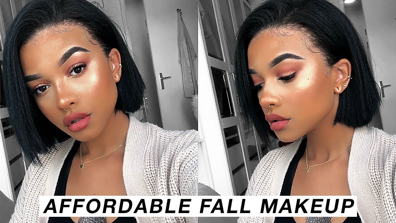 affordable everyday fall makeup.