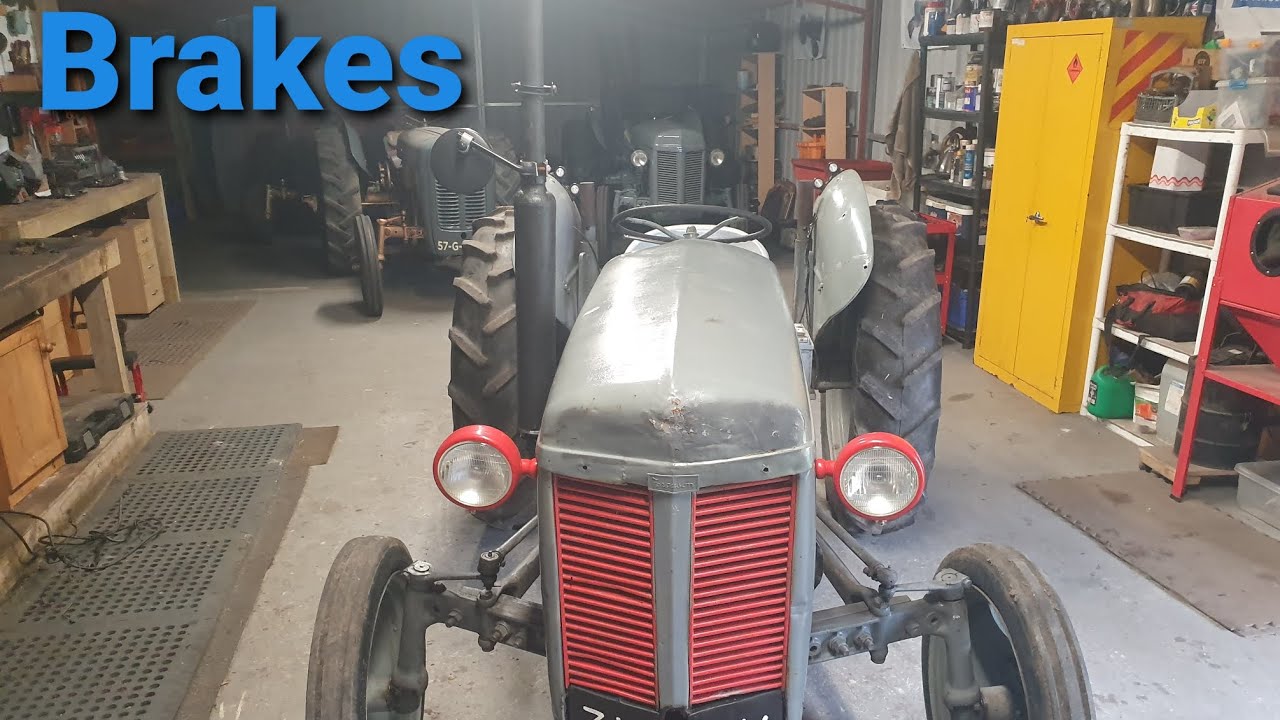 1955 Ferguson 20 TEF Diesel Part 13 - Brakes