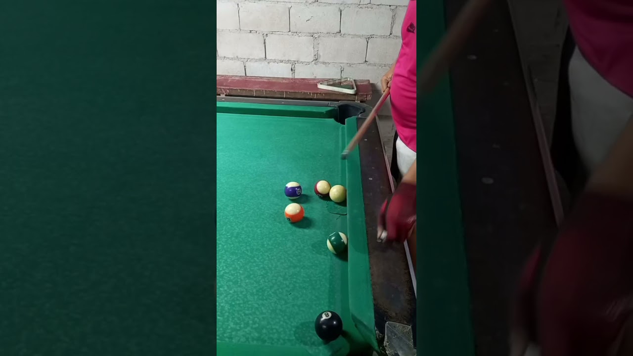 2Rail kickshot/Masse trickshot#billiards #trickshots #filipinobilliardchannel #nelsonmercadotv