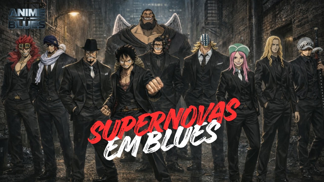 SUPERNOVAS🏴‍☠️🌊💥(ONE PIECE) | ASCENSÃO DA PIOR GERAÇÃO | ANIME EM BLUES
