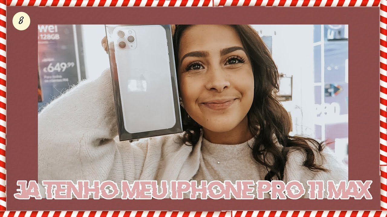 VLOGMAS #8 JÁ TENHO O MEU IPHONE 11 PRO MAX!!!