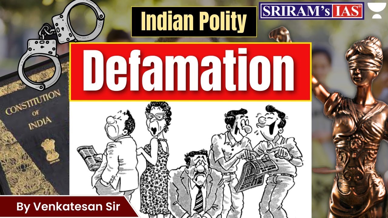 What is Defamation? | Indian Polity | Explained  Venkatesan Sir