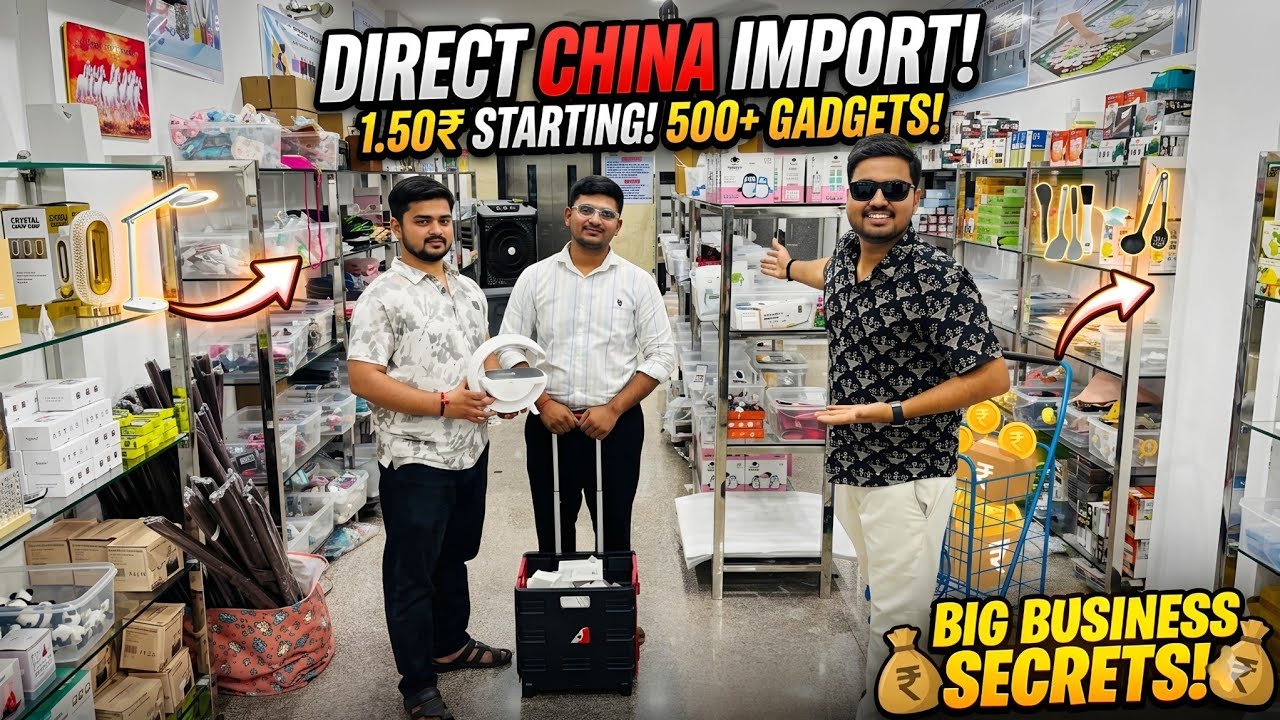 ​I Found a Warehouse with 1.50₹ 😱 China Gadgets! (500+ Items) The EasyDayBazar