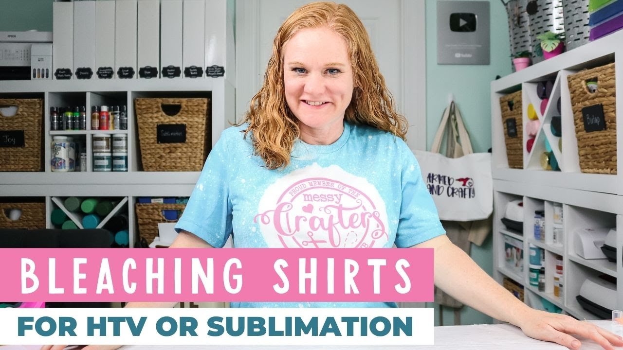 Bleaching Shirts for HTV, Sublimation, and more!