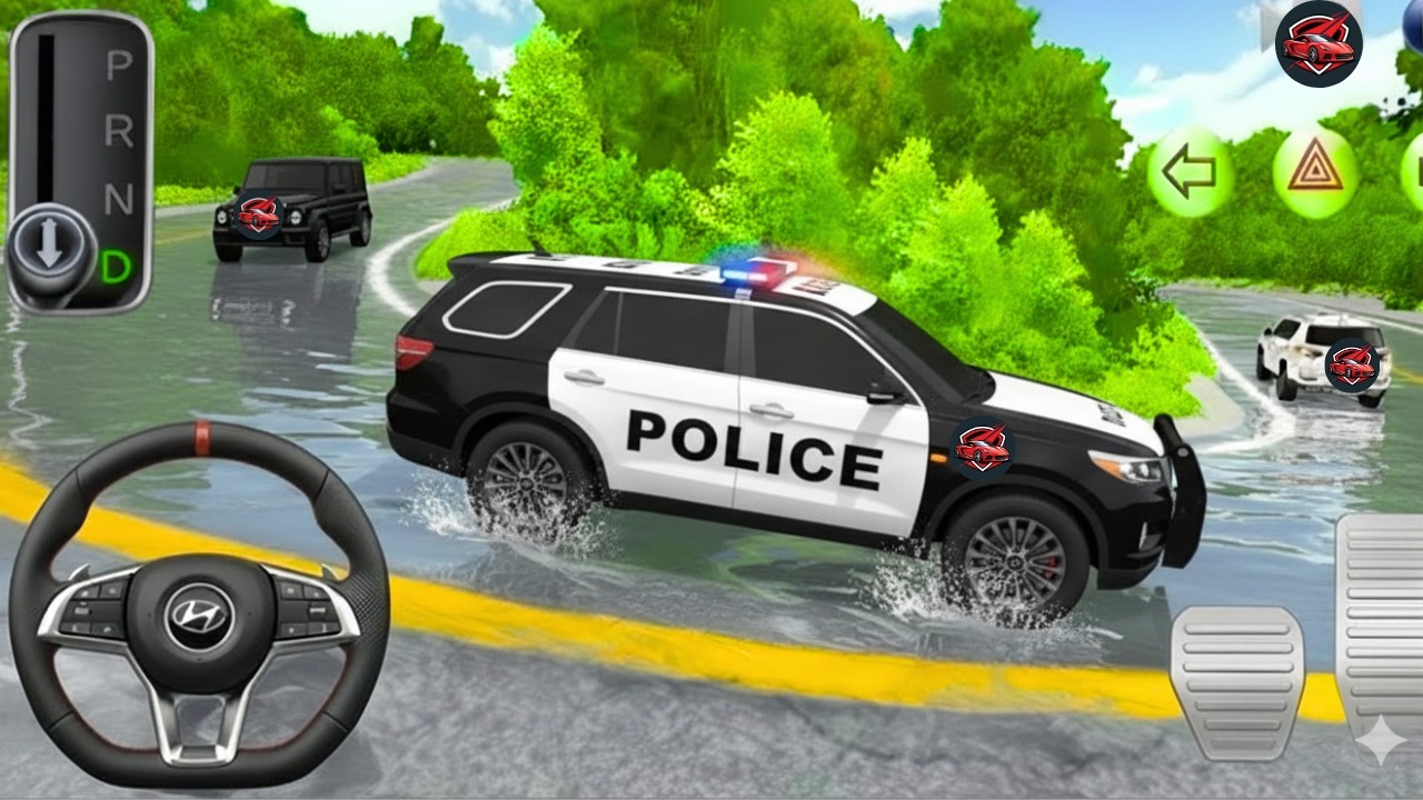 New Mercedes Police G24 Car And Excavator Stuck in Parking Garage - 3D Driving Class 2026 - CarGame