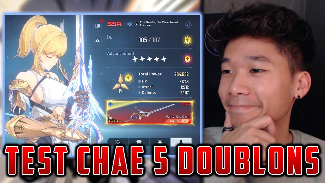 COMMENT JOUER ET OPTI CHA HAE-IN VALKYRIE, TEST 5 DOUBLONS ! Solo Leveling Arise