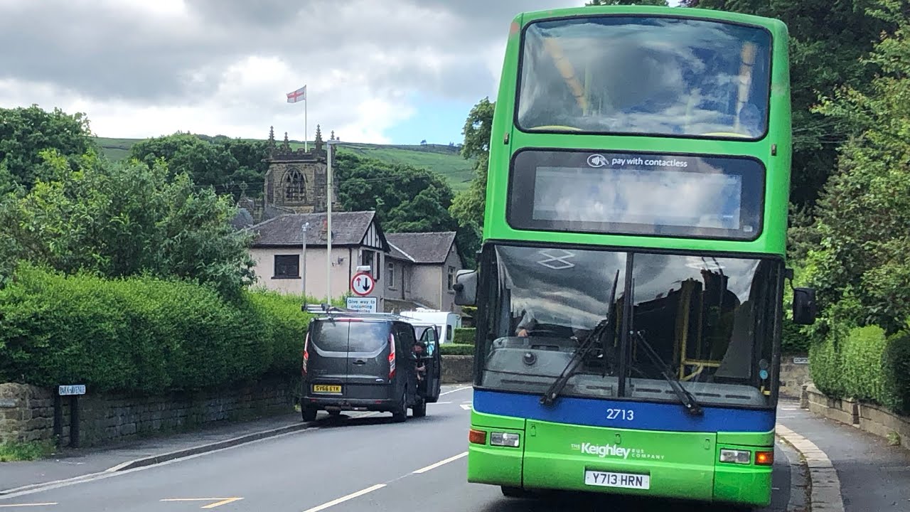*beast* The Keighley bus company Volvo B7TL Plaxton President 2713 Y713 HRN route 66