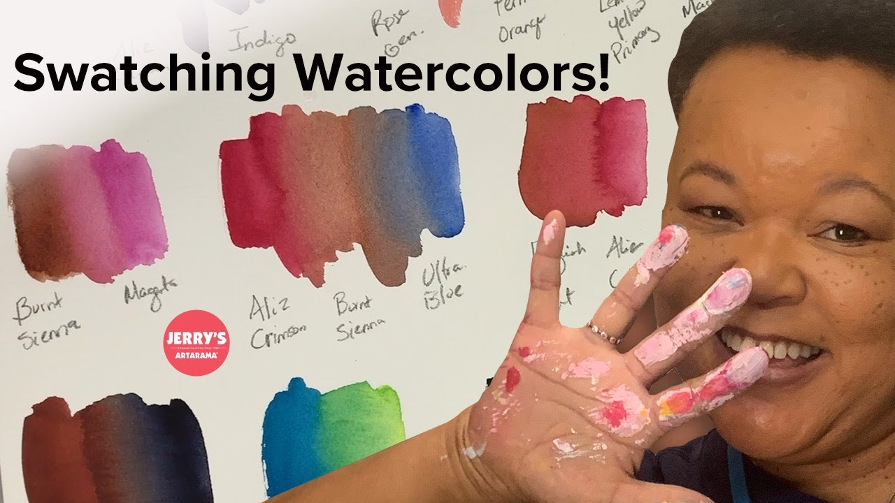 Watercolor Swatches with LUKAS 1862 Watercolors
