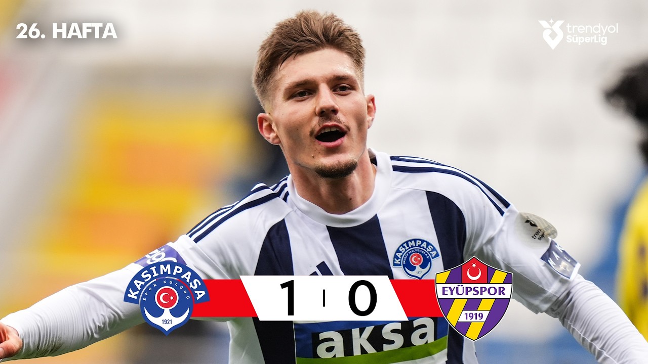 Kasımpaşa (1-0) Eyüpspor - Highlights/Özet | Trendyol Süper Lig - 2025/26