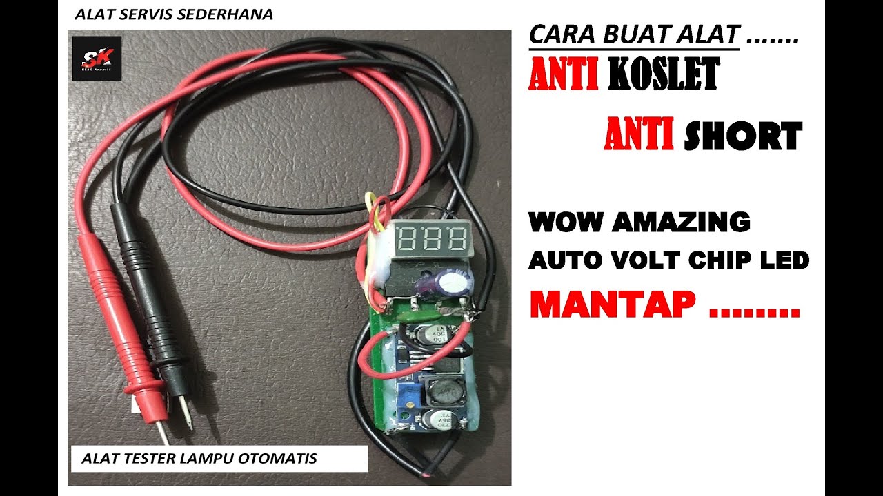 Cara buat alat tester Automatis servis lampu led SMD alat memperbaiki lampu yang mati total